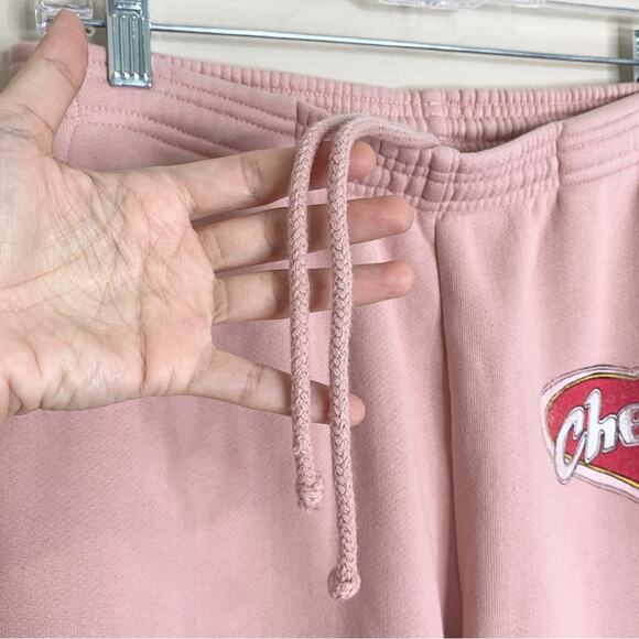 Cherry LA Valentine’s Day Sweatpants (Sz M) Limited Edition Fleece Blush Pink - Picture 5 of 15